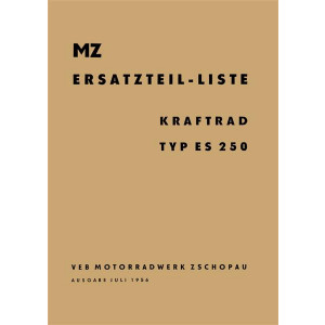 MZ ES250 Ersatzteilkatalog