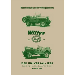 Jeep Willys mit 60 PS und 4-Zylinder Beschreibung und Prüfbericht