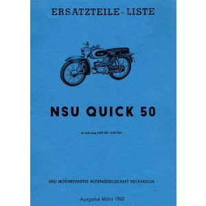 NSU Quick 50 Ersatzteilkatalog