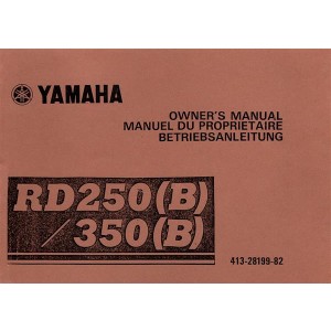 Yamaha RD250 RD250B RD350 RD350B Betriebsanleitung