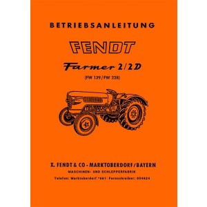 Fendt Farmer 2 und 2D Betriebsanleitung