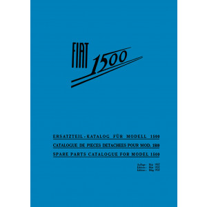 Fiat 1500 Ersatzteilkatalog