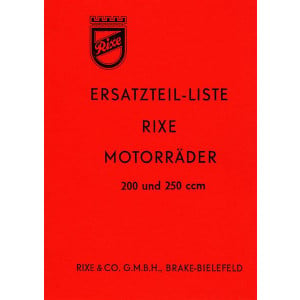 Rixe 200 und 250 ccm Ersatzteilkatalog