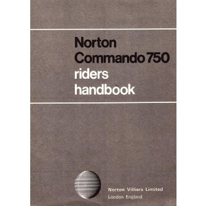 Norton Commando 750 Fastback, Betriebsanleitung, englisch