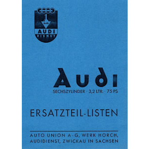 Audi Typ 6-Zylinder Ersatzteilkatalog