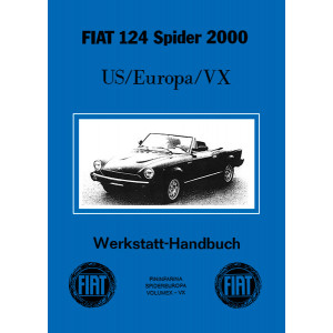 Fiat 124 Spider 2000 Werkstatthandbuch