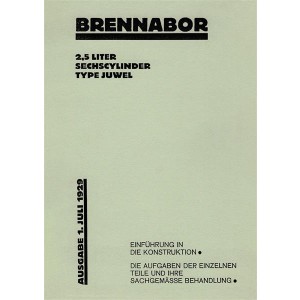 Brennabor Juwel 2,5 Ltr., 6-Zylinder, Betriebsanleitung