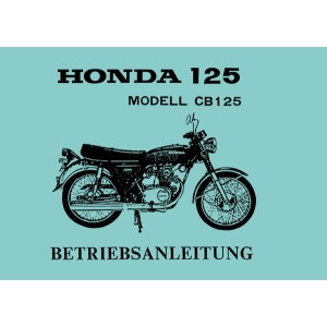 Honda CB125 K5 Betriebsanleitung