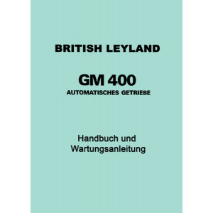 British Leyland GM400 Betriebsanleitung