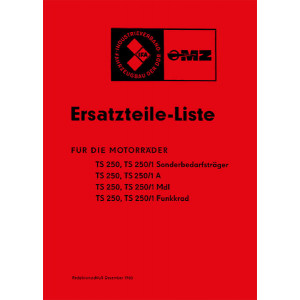 MZ TS250 Ersatzteilkatalog