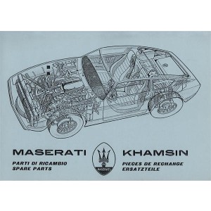 Maserati Khamsin Ersatzteilliste