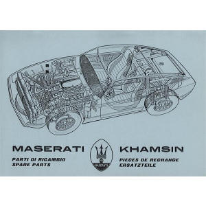 Maserati Khamsin Ersatzteilliste