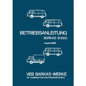 Barkas B 1000 Betriebsanleitung