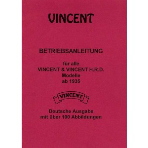 Vincent Modelle ab 1935 Bedienungsanleitung, Serie B, Serie C und Serie D