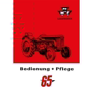 Massey-Ferguson MF 65 Betriebsanleitung