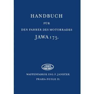 Jawa 175 ccm Betriebsanleitung