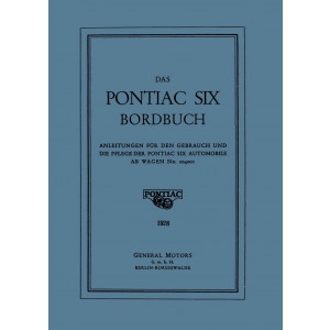 Pontiac SIX Boardbuch