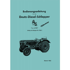 Deutz D40 L Betriebsanleitung