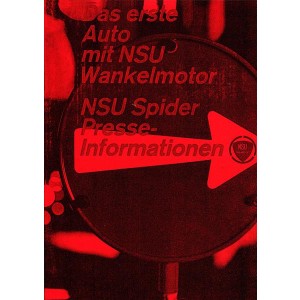 NSU Spider mit Wankelmotor Prospekt