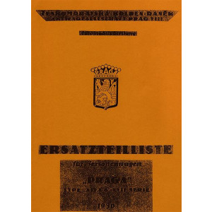 Praga  Alfa 6 Ersatzteilliste