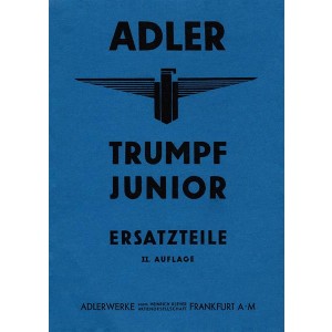Adler Trumpf-Junior Typ 1G, Ersatzteilkatalog