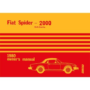 Fiat Spider 2000 Owners Manual