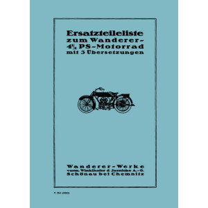 Wanderer 4,5 PS Motorrad Ersatzteilkatalog