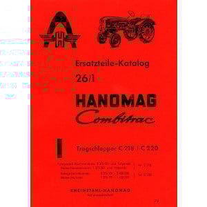 Hanomag Combitrac C 218 / C 220 Ersatzteilkatalog