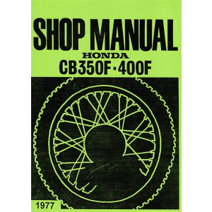 Honda CB350F CB400F Shop Manual
