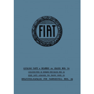 Fiat Modell 514 Ersatzteilkatalog