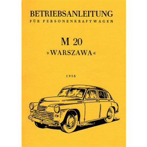 Warszawa M 20 Betriebsanleitung