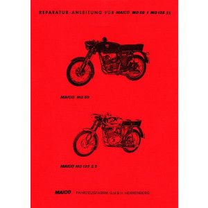 Maico MD 50/MD 125 SS/RS 125/MC 125/GS 125, 5- und 6-Gang Modelle, Reparaturanleitung