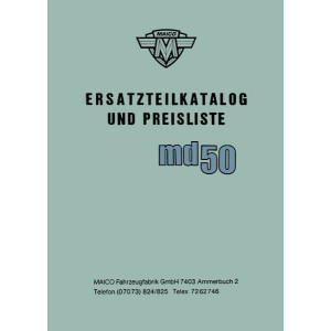 Maico MD50 Ersatzteilkatalog