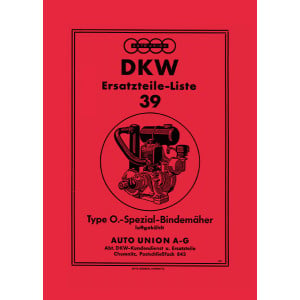 DKW Stationärmotor Sachs Ersatzteilkatalog