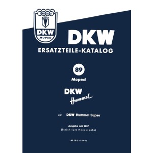 DKW Hummel und Hummel Super Ersatzteilkatalog