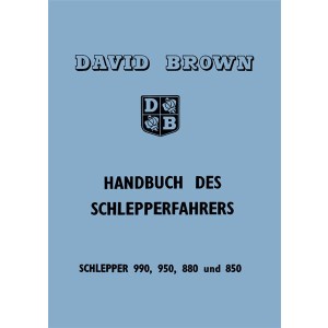 David Brown Schlepper 990, 950, 880 und 850 Handbuch