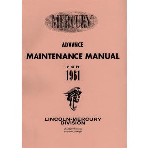 Lincoln-Mercury und Monterey 1961 Reparaturanleitung