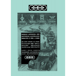 Auto Union Pressemappe 1939