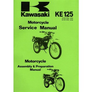 Kawasaki KE125 und KS125 Reparaturanleitung