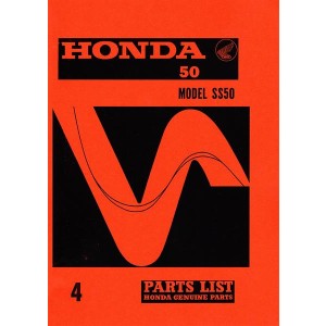Honda SS50 SS50M Parts List