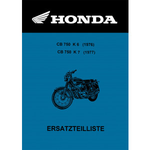Honda CB750 K6 und CB750 K7 Ersatzteilliste