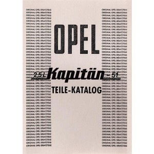 Opel Kapitän-51 2,5 l Ersatzteilkatalog