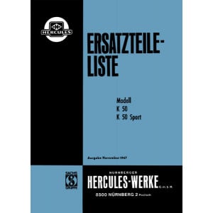 Hercules K50 und K50 Sport Ersatzteilkatalog
