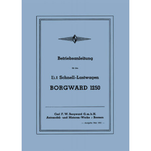 Borgward 1250 Betriebsanleitung