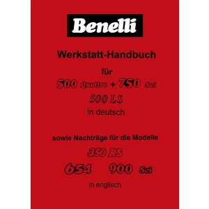 Benelli 500 Quattro und 750 Sei Werkstatthandbuch