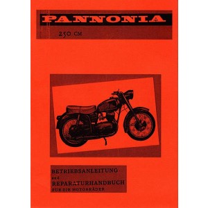 Pannonia Motorrad Type TL 250/F, L, S, Betriebs- und Reparaturanleitung