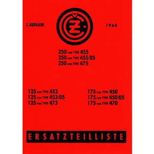 CZ 125 CZ 175 CZ 250 Ersatzteilkatalog