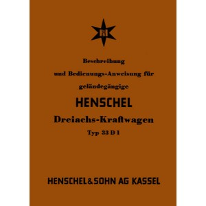 Henschel Typ 33 D1 Betriebsanleitung
