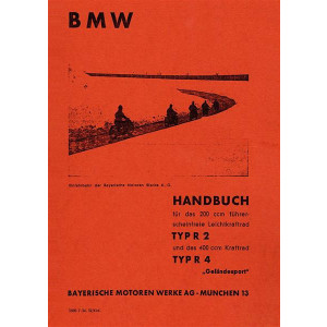 BMW R 2 /R 4 Betriebsanleitung