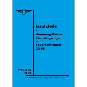 Hanomag SS20 und RL20 Ersatzteilkatalog